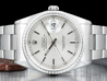 Rolex Datejust 36 Argento Oyster 16220 Silver Lining